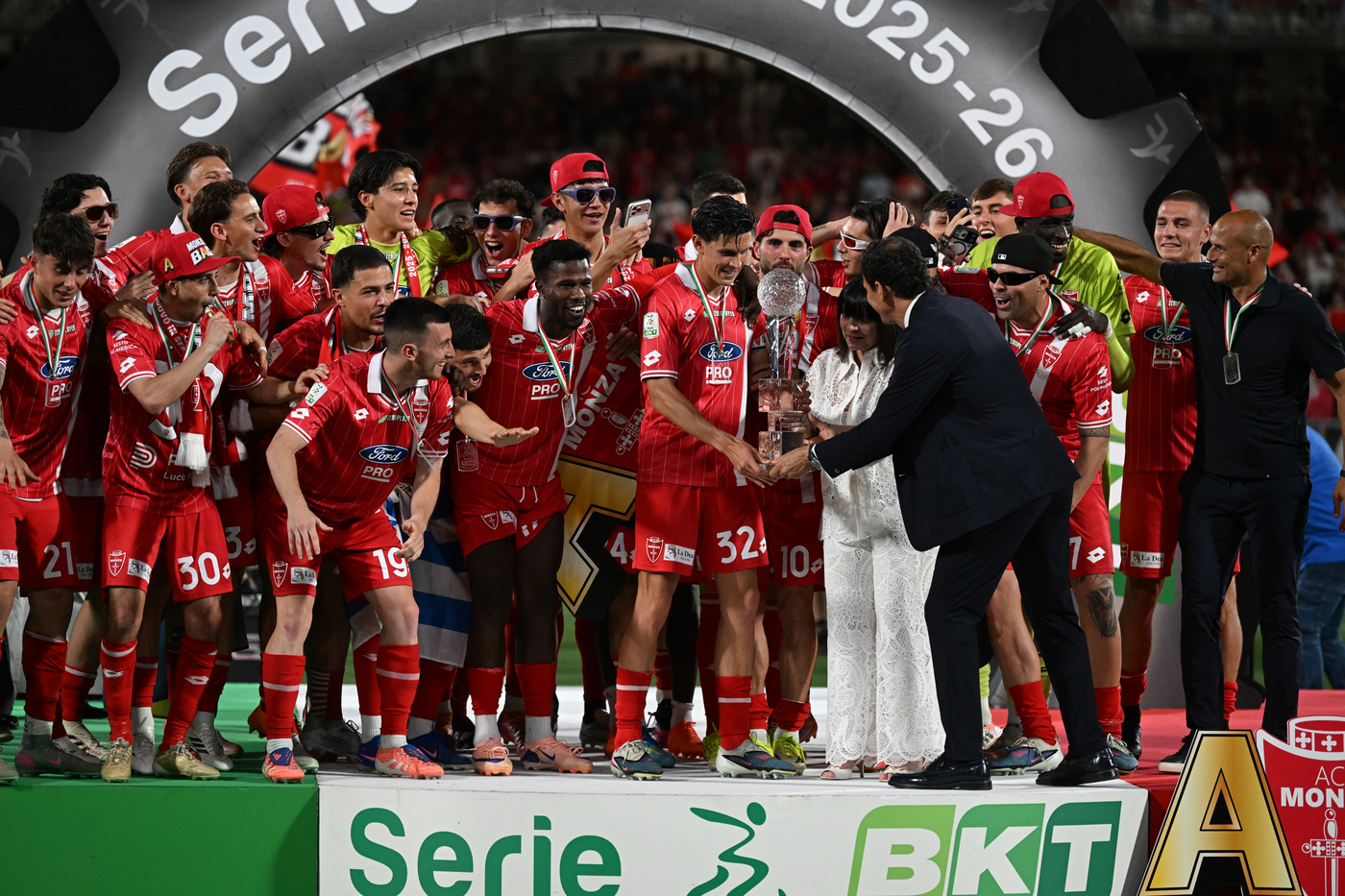 Il Monza è promosso in Serie A